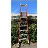 Image 1 : WERNER PODIUM 6' ORANGE CARBON FIBER INDUSTRIAL PLATFORM LADDER