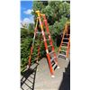 Image 3 : WERNER PODIUM 6' ORANGE CARBON FIBER INDUSTRIAL PLATFORM LADDER