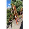 Image 3 : WERNER PODIUM 6' ORANGE CARBON FIBER INDUSTRIAL PLATFORM LADDER