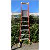 Image 1 : WERNER PODIUM 6' ORANGE CARBON FIBER INDUSTRIAL PLATFORM LADDER