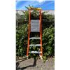 Image 1 : ALLRIGHT 4' ORANGE CARBON FIBER INDUSTRIAL PLATFORM LADDER