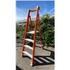 Image 2 : ALLRIGHT 4' ORANGE CARBON FIBER INDUSTRIAL PLATFORM LADDER