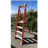 Image 2 : ALLRIGHT 4' ORANGE CARBON FIBER INDUSTRIAL PLATFORM LADDER