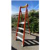 Image 2 : ALLRIGHT 4' ORANGE CARBON FIBER INDUSTRIAL PLATFORM LADDER