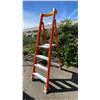 Image 2 : ALLRIGHT 4' ORANGE CARBON FIBER INDUSTRIAL PLATFORM LADDER