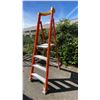 Image 2 : ALLRIGHT 4' ORANGE CARBON FIBER INDUSTRIAL PLATFORM LADDER