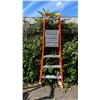 Image 1 : ALLRIGHT 4' ORANGE CARBON FIBER INDUSTRIAL PLATFORM LADDER