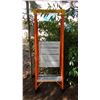 Image 1 : ALLRIGHT 2' ORANGE CARBON FIBER INDUSTRIAL PLATFORM LADDER