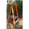 Image 3 : ALLRIGHT 2' ORANGE CARBON FIBER INDUSTRIAL PLATFORM LADDER