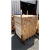 Image 2 : PALLET CRATE OF 1' X 2' HEMLOCK WOOD APPROX 42" L *MUST TAKE ALL, PALLET CRATE INCLUDED*