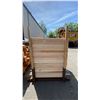Image 3 : PALLET CRATE OF 1' X 2' HEMLOCK WOOD APPROX 42" L *MUST TAKE ALL, PALLET CRATE INCLUDED*