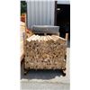 Image 1 : PALLET CRATE OF 1' X 2' HEMLOCK WOOD APPROX 42" L *MUST TAKE ALL, PALLET CRATE INCLUDED*