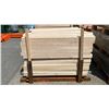 Image 3 : PALLET CRATE OF 1' X 2' HEMLOCK WOOD APPROX 42" L *MUST TAKE ALL, PALLET CRATE INCLUDED*