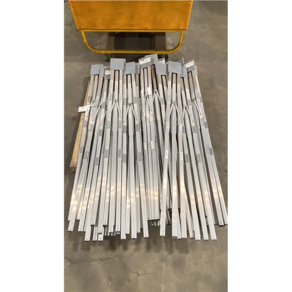 PALLET OF METAL COMMERCIAL FOLDING EVENT EASELS