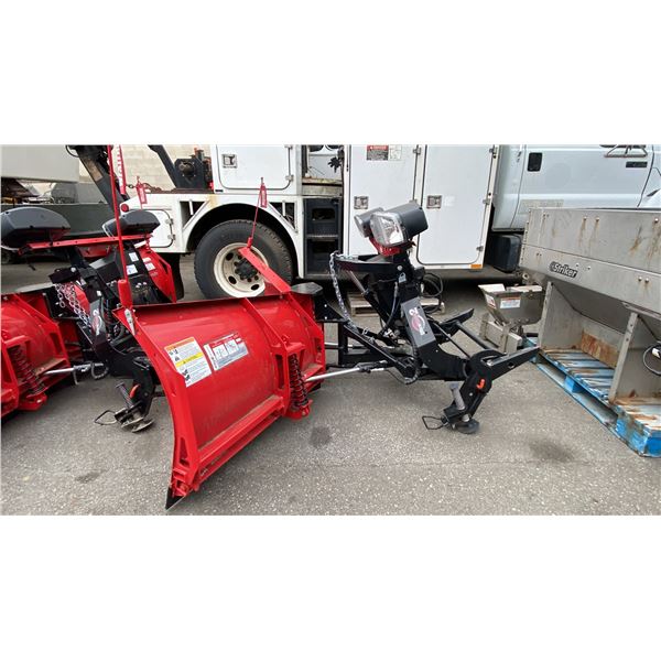 WESTERN ULTRA FINISH ENFORCER MS 7.5' ARTICULATING PLOW BLADE WITH ULTRA MOUNT 2 ILLUMINATED TRUCK