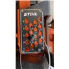 Image 7 : 2023 STIHL RZA 748 RIDE ON ZERO TURN MOWER, ORANGE, VIN 956000786,
