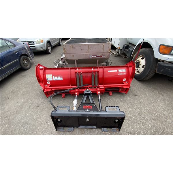 WESTERN ULTRA FINISH PRODIGY 57700 7.5' ADJUSTABLE SKID STEER PLOW BLADE ATTACHMENT