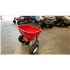 Image 1 : WESTERN 85101 RED WALK BEHIND COMMERCIAL SALT SPREADER