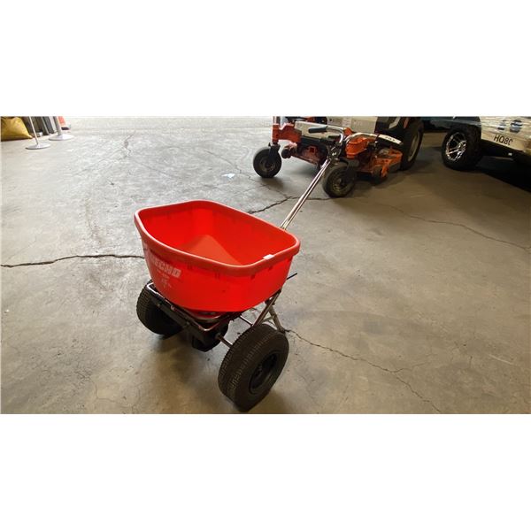 ECHO RB-85W ORANGE WALK BEHIND COMMERCIAL SALT SPREADER