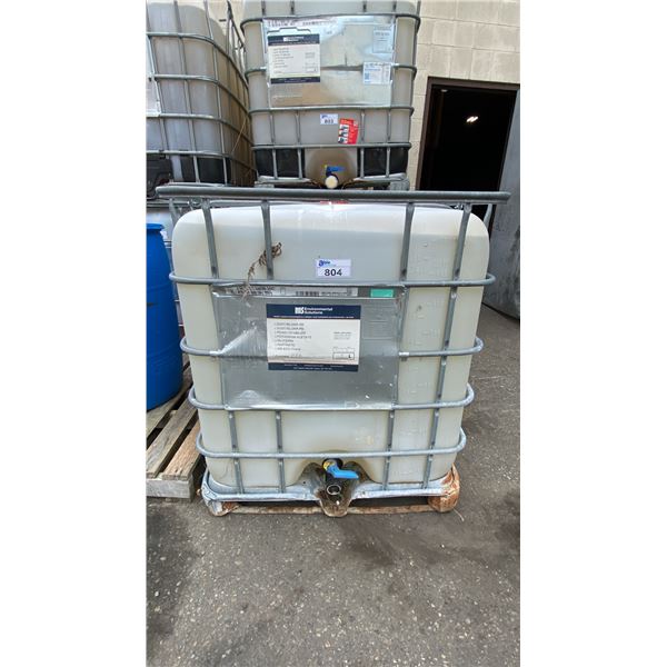 1000L LIQUID STORAGE CONTAINER WITH COMMERCIAL SALT BRINE SOLUTION
