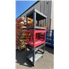 Image 2 : 3- PLASTIC 2 TIER INDUSTRIAL MOBILE PRODUCT CART APPROX 43"L X 23"W X 33"H