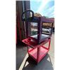 Image 2 : 2- PLASTIC 2 TIER INDUSTRIAL MOBILE PRODUCT CART APPROX 43"L X 23"W X 33"H