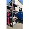 Image 2 : 3- PLASTIC 2 TIER INDUSTRIAL MOBILE PRODUCT CART APPROX 31"L X 17"D X 33"H