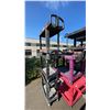 Image 3 : 3- PLASTIC 2 TIER INDUSTRIAL MOBILE PRODUCT CART APPROX 31"L X 17"D X 33"H