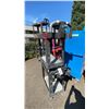 Image 3 : 2- PLASTIC 2 TIER INDUSTRIAL MOBILE PRODUCT CART APPROX 31"L X 17"D X 33"H