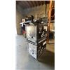 Image 2 : 2- SOUTHWIRE PLASTIC / METAL  2 TIER 46"L X 26"W X 33 1/2"H INDUSTRIAL MOBILE PRODUCT / TOOL
