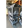 Image 2 : 2- SOUTHWIRE PLASTIC / METAL  2 TIER 46"L X 26"W X 33 1/2"H INDUSTRIAL MOBILE PRODUCT / TOOL