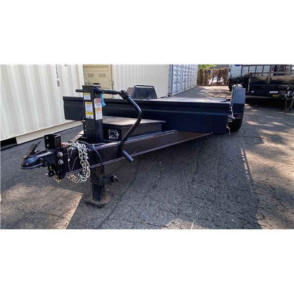 2024 DOUBLE A CT147, TILT DECK TRAILER, BLACK, VIN 2DACC5275RT028118,