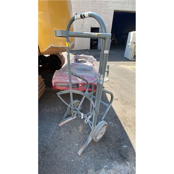 HEAVY DUTY GREY INDUSTRIAL DRUM DOLLY