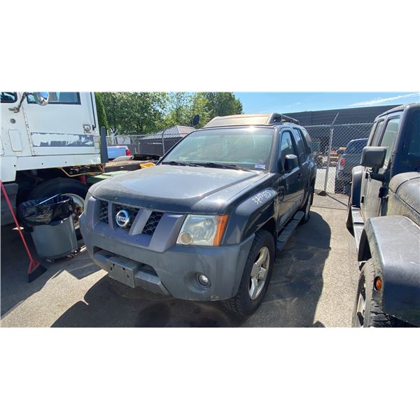 2008 NISSAN XTERRA SE, 4DRSW, GREY, VIN 5N1AN08W58C515077,