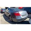 Image 2 : 2008 HONDA ACCORD, 2DRCP, GREY, VIN 1HGCS12878A802164,