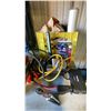 Image 3 : GROUP OF ASSORTED ITEMS- SNOWBOARD, SNOWBOARD BOOTS, CAMPING ITEMS, PROJECTOR, DVD PLAYERS,