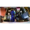 Image 6 : GROUP OF ASSORTED ITEMS- SNOWBOARD, SNOWBOARD BOOTS, CAMPING ITEMS, PROJECTOR, DVD PLAYERS,