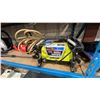 Image 3 : SHELF OF ASSORTED ITEMS- RYOBI PRESSURE WASHER, MILWAUKEE CORDLESS HEDGE TRIMMER, LONG HANDLED