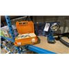 Image 8 : SHELF OF ASSORTED ITEMS- RYOBI PRESSURE WASHER, MILWAUKEE CORDLESS HEDGE TRIMMER, LONG HANDLED