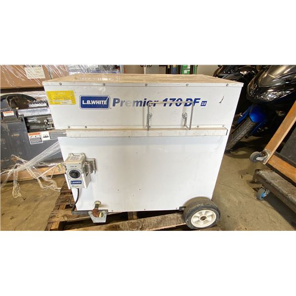 L.B. WHITE PREMIER 170 DF PORTABLE DUAL FUEL FORCED AIR HEATER