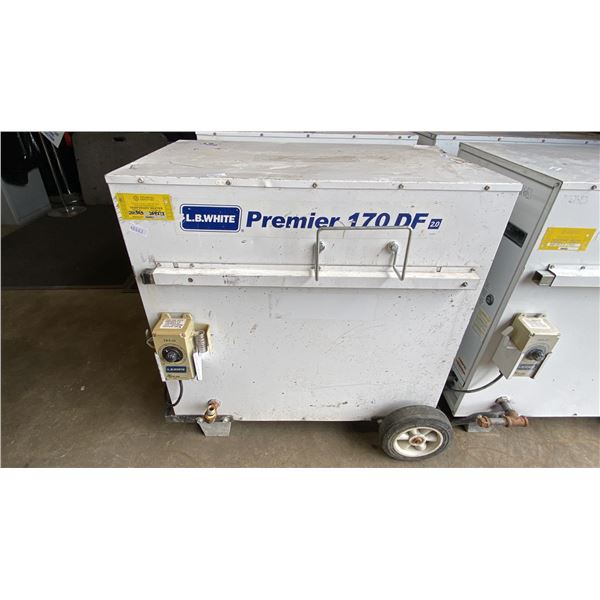 L.B. WHITE PREMIER 170 DF PORTABLE DUAL FUEL FORCED AIR HEATER