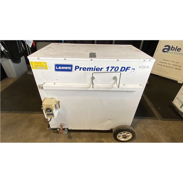 L.B. WHITE PREMIER 170 DF PORTABLE DUAL FUEL FORCED AIR HEATER