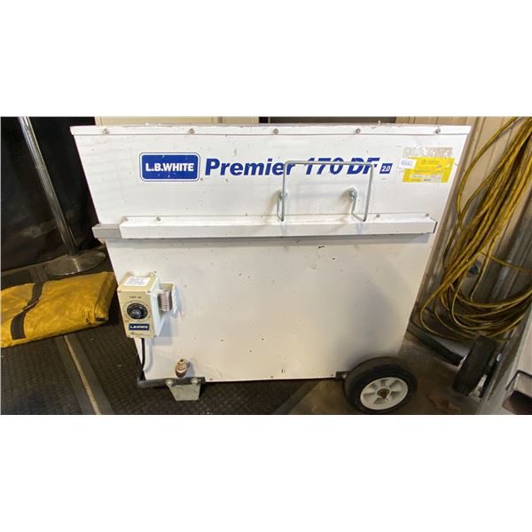 L.B. WHITE PREMIER 170 DF PORTABLE DUAL FUEL FORCED AIR HEATER