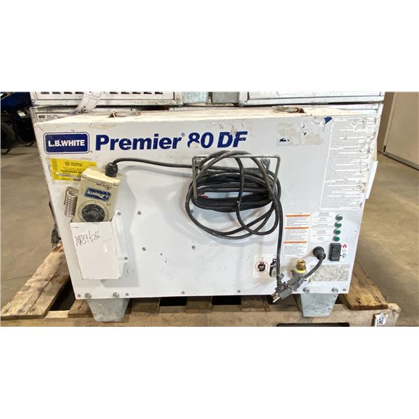 L.B WHITE PREMIER 80 DF INDUSTRIAL DUAL FUEL HEATER