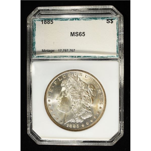 1885 MORGAN DOLLAR PCI GEM BU