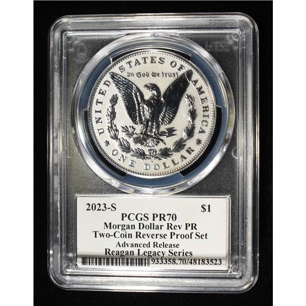 2023-S MORGAN DOLLAR PCGS REV PR70