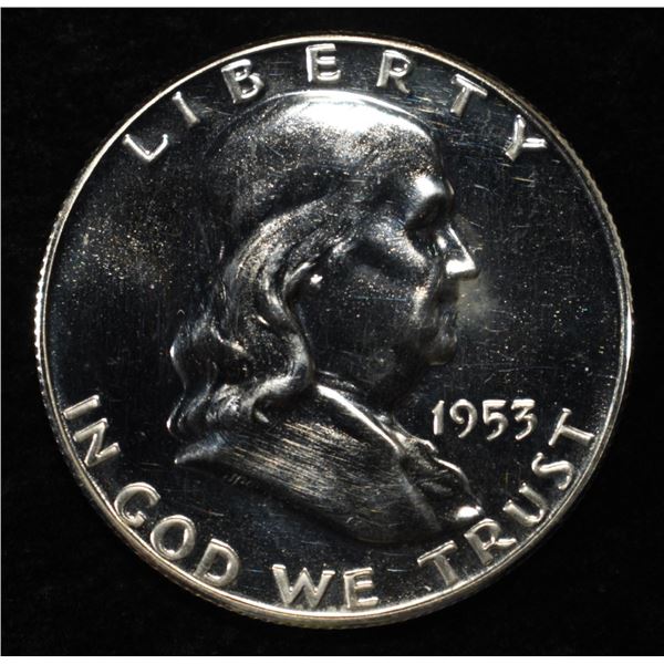1953 FRANKLIN HALF DOLLAR CH PROOF