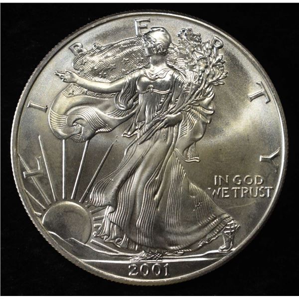 2001 AMERICAN SILVER EAGLE