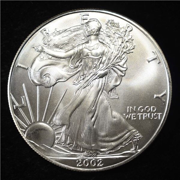 2002 AMERICAN SILVER EAGLE