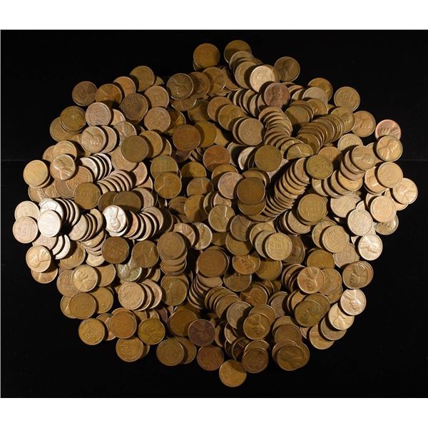 (500) WHEAT CENTS: MIXED DATES